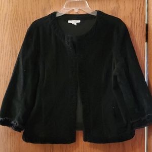 DRESS BARN velour jacket